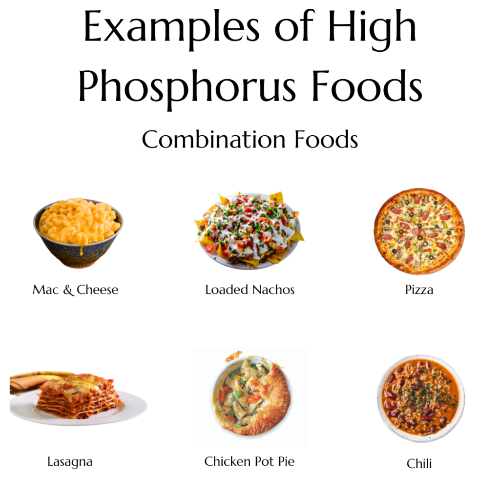 Examples of high-phosphorus foods, part 1