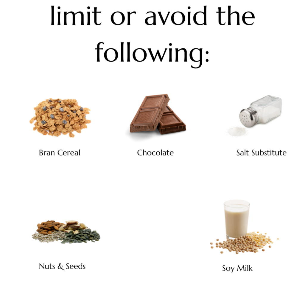 High-potassium foods to limit or avoid, part 3